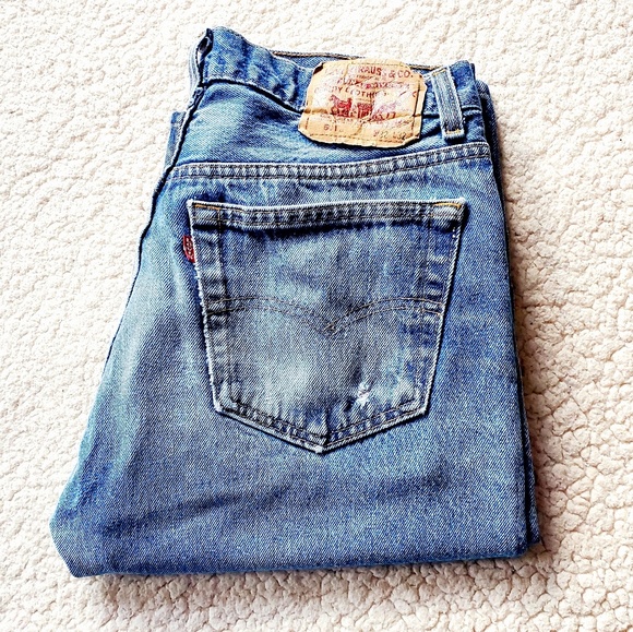 Levi's Denim - VINTAGE LEVI'S 501 BUTTONFLY JEANS
